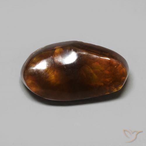 5.59ct Natural Multicolor Ágata de fuego, Elegante, Opaco
