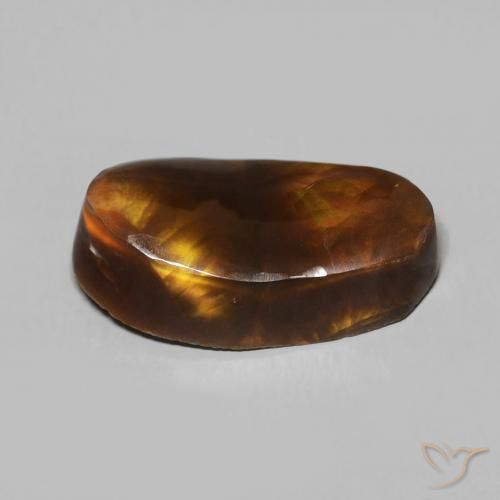 Ágata de fuego Multicolor natural de 5.59 ct, Elegante, Opaco