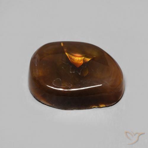 Ágata de fuego Multicolor natural de 7.75 ct, Elegante, Opaco