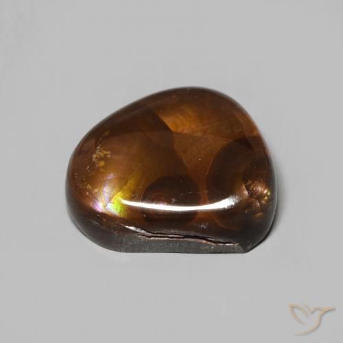 Ágata de fuego Multicolor natural de 4.83 ct, Elegante, Opaco