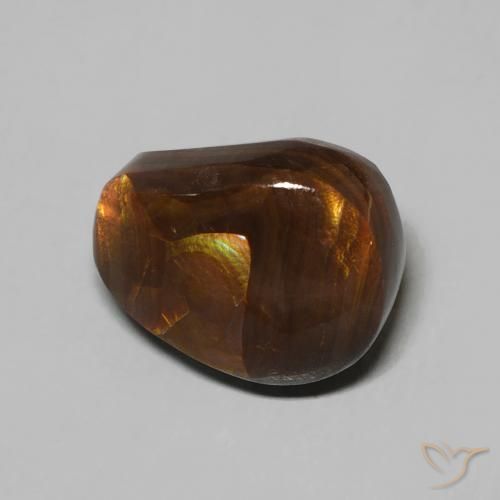 Ágata de fuego Multicolor natural de 5.20 ct, Elegante, Opaco