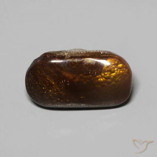 3.15ct Natural Multicolor Ágata de fuego, Elegante, Opaco