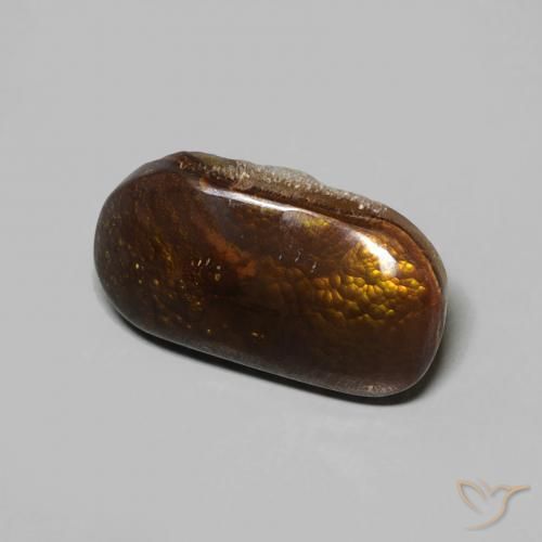 Ágata de fuego Multicolor natural de 3.15 ct, Elegante, Opaco