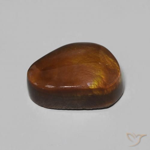 Ágata de fuego Multicolor natural de 4.55 ct, Elegante, Opaco