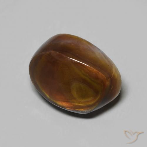 Ágata de fuego Multicolor natural de 4.80 ct, Elegante, Opaco