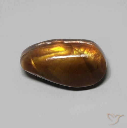 4.55ct Natural Multicolor Ágata de fuego, Elegante, Opaco