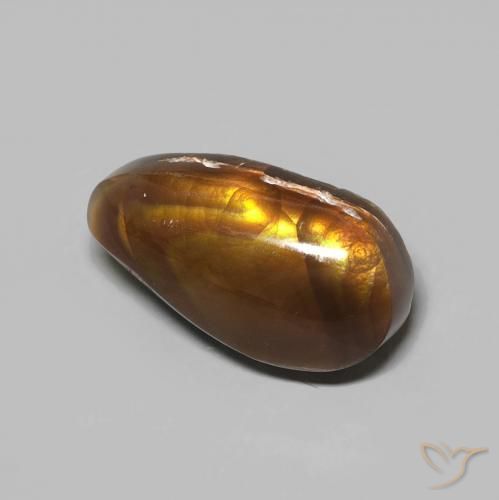 Ágata de fuego Multicolor natural de 4.55 ct, Elegante, Opaco
