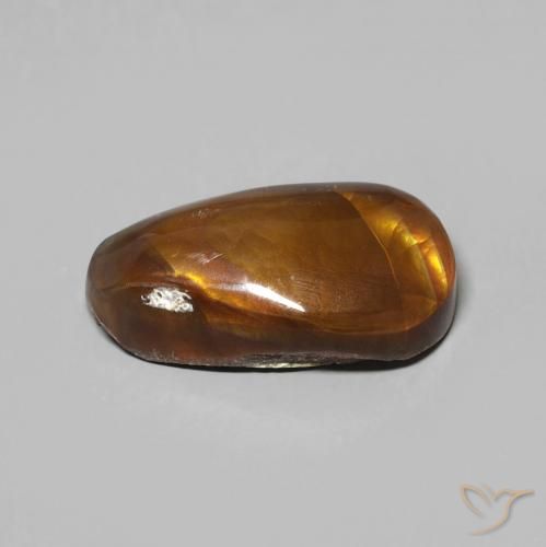 Ágata de fuego Multicolor natural de 4.55 ct, Elegante, Opaco