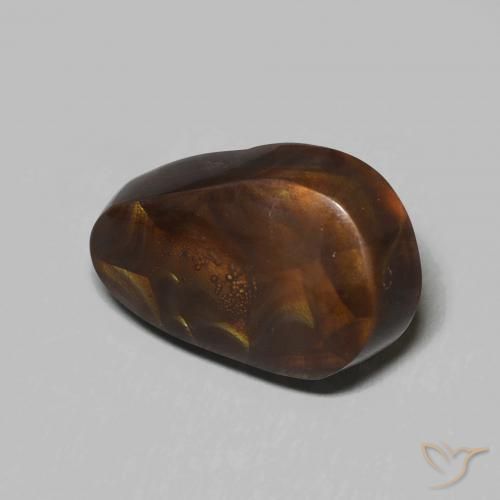 Ágata de fuego Multicolor natural de 6.73 ct, Elegante, Opaco