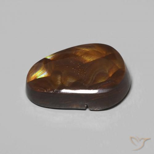 Ágata de fuego Multicolor natural de 6.73 ct, Elegante, Opaco