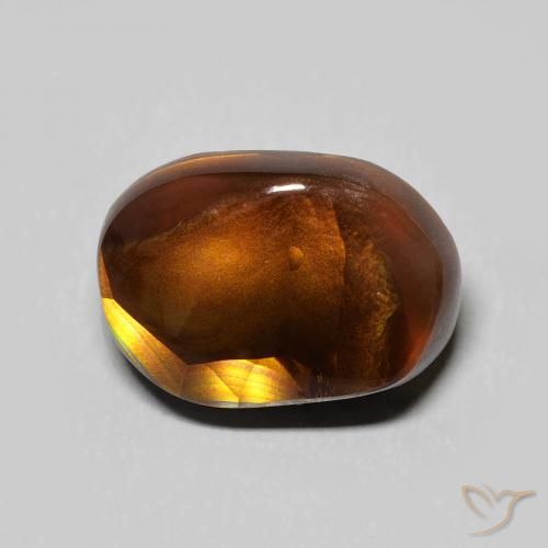 4.35ct Natural Multicolor Ágata de fuego, Elegante, Opaco