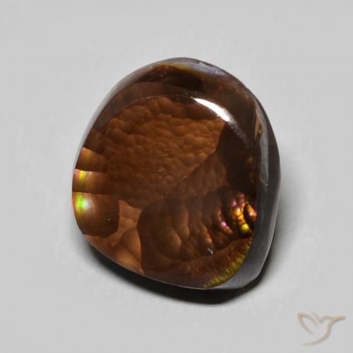 Ágata de fuego Multicolor natural de 6.14 ct, Elegante, Opaco