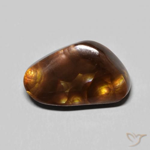 8.42ct Natural Multicolor Ágata de fuego, Elegante, Opaco