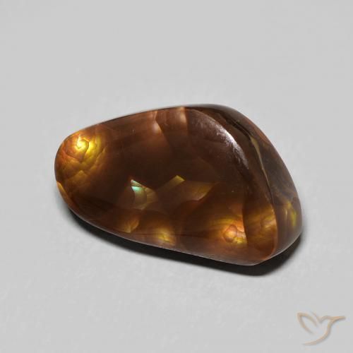 Ágata de fuego Multicolor natural de 8.42 ct, Elegante, Opaco