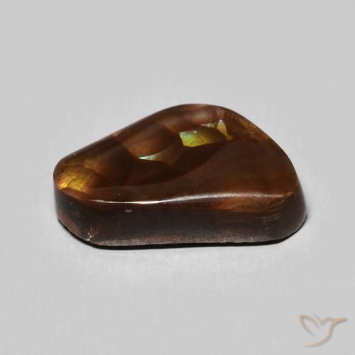 Ágata de fuego Multicolor natural de 8.42 ct, Elegante, Opaco