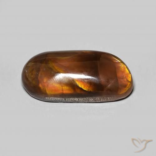 Ágata de fuego Multicolor natural de 7.37 ct, Elegante, Opaco