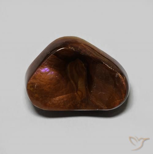 5.31ct Natural Multicolor Ágata de fuego, Elegante, Opaco