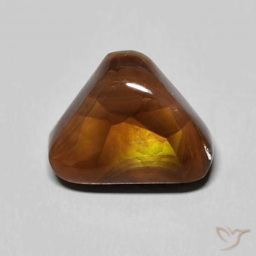 4.17ct Natural Multicolor Ágata de fuego, Trillón, Opaco
