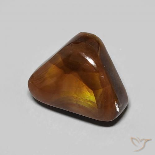 Ágata de fuego Multicolor natural de 4.17 ct, Trillón, Opaco