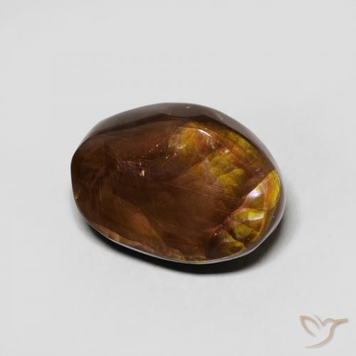 Ágata de fuego Multicolor natural de 4.51 ct, Elegante, Opaco
