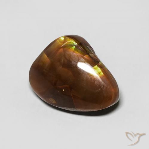 Ágata de fuego Multicolor natural de 4.22 ct, Elegante, Opaco
