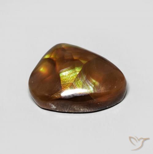 Ágata de fuego Multicolor natural de 4.22 ct, Elegante, Opaco