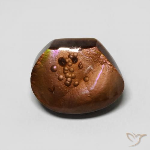 5.64ct Natural Multicolor Ágata de fuego, Elegante, Opaco