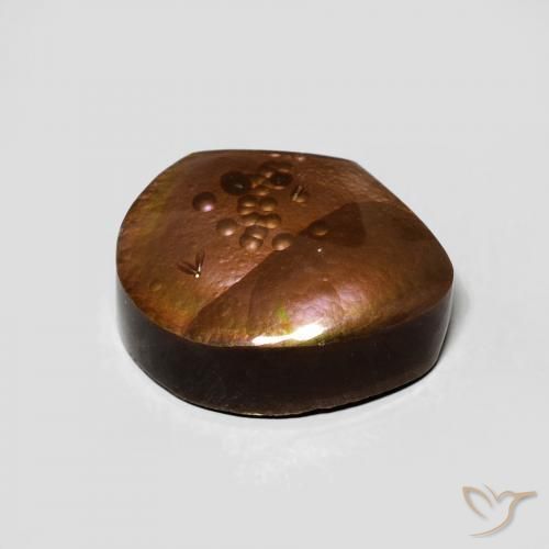 Ágata de fuego Multicolor natural de 5.64 ct, Elegante, Opaco