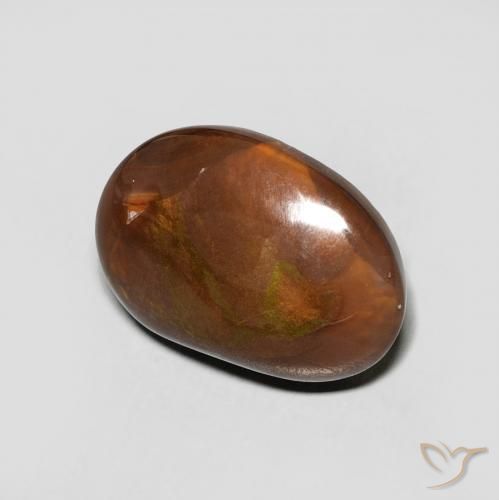 Ágata de fuego Multicolor natural de 5.12 ct, Elegante, Opaco