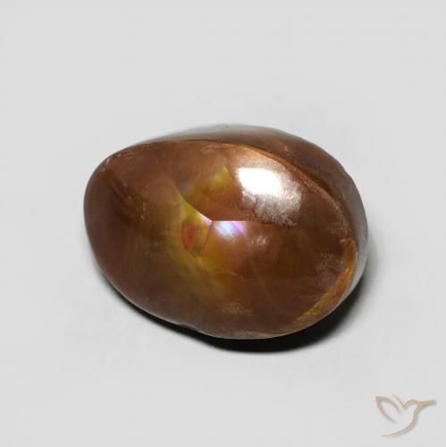 Ágata de fuego Multicolor natural de 6.64 ct, Elegante, Opaco
