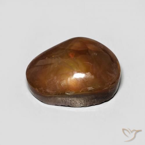 Ágata de fuego Multicolor natural de 6.64 ct, Elegante, Opaco