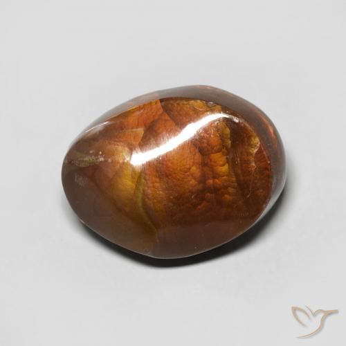 7.06ct Natural Multicolor Ágata de fuego, Elegante, Opaco