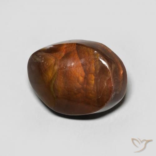 Ágata de fuego Multicolor natural de 7.06 ct, Elegante, Opaco