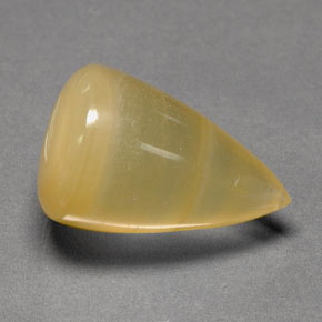 Ópalo de fuego amarillo natural de 15,12 ct, transparente, transparente / translúcido