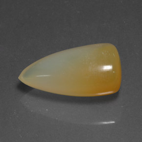 Ópalo de fuego naranja natural de 14,68 ct, transparente, transparente / translúcido