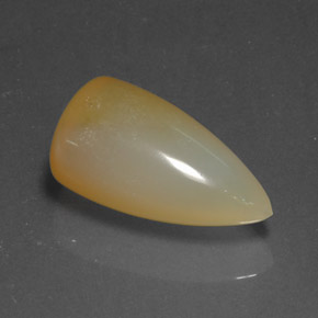Ópalo de fuego naranja natural de 14,68 ct, transparente, transparente / translúcido