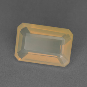 Ópalo de fuego Amarillo blanco natural de 3.40 ct, Transparente, Transparente / Translúcido
