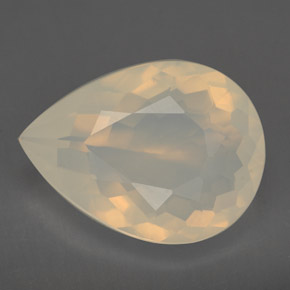 Ópalo de fuego amarillo y blanco natural de 6,29 ct, transparente, transparente / translúcido