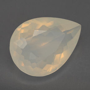 Ópalo de fuego amarillo y blanco natural de 6,29 ct, transparente, transparente / translúcido