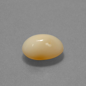 Ópalo de fuego amarillo natural de 3,27 ct, corte óvalo, translúcido