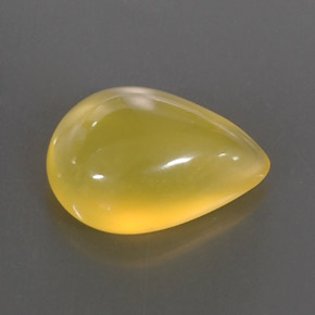 Ópalo de fuego amarillo natural de 4,75 ct, transparente, transparente / translúcido