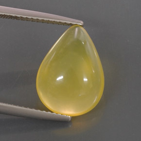 Ópalo de fuego amarillo natural de 4,75 ct, transparente, transparente / translúcido