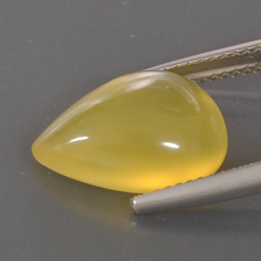 Ópalo de fuego amarillo natural de 4,75 ct, transparente, transparente / translúcido