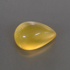 Ópalo de fuego amarillo natural de 3,67 ct, transparente, transparente / translúcido