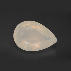 Ópalo de fuego amarillo natural de 4,60 ct, transparente, transparente / translúcido