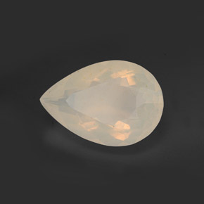 Ópalo de fuego amarillo natural de 4,60 ct, transparente, transparente / translúcido