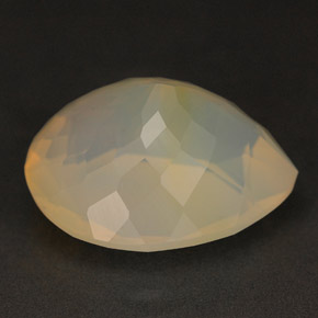 Ópalo de fuego amarillo natural de 6,26 ct, transparente, transparente / translúcido