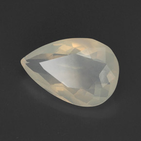Ópalo de fuego blanco natural de 8,35 ct, transparente, transparente / translúcido