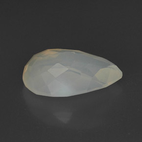 Ópalo de fuego blanco natural de 8,35 ct, transparente, transparente / translúcido