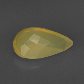 Ópalo de fuego amarillo natural de 6,92 ct, transparente, transparente / translúcido